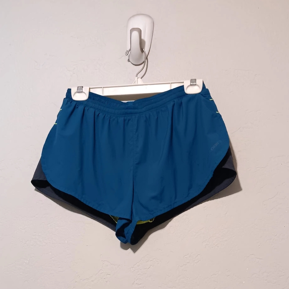Brooks Sports Run Happy Short Two Pockets Blue/Charcoal‎ SzM Athletic